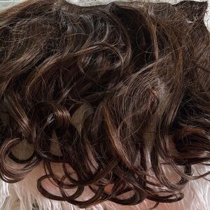 Luxurious Brown Curly Hair Extension